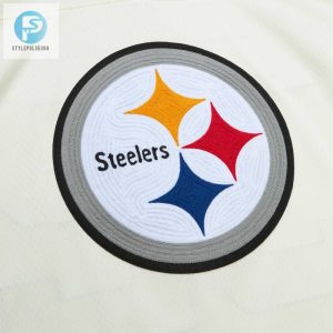 Mens Pittsburgh Steelers Franco Harris Mitchell Ness Cream Chainstitch Legacy Jersey stylepulseusa 1 3