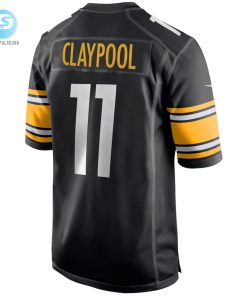 Mens Pittsburgh Steelers Chase Claypool Nike Black Game Jersey stylepulseusa 1 2