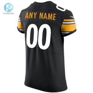 Mens Pittsburgh Steelers Nike Black Vapor Untouchable Custom Elite Jersey stylepulseusa 1 5