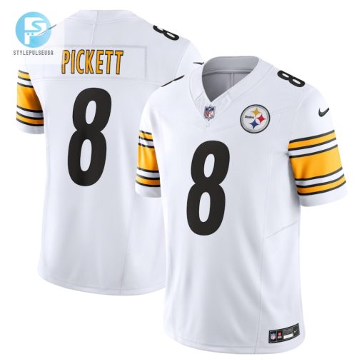 Mens Pittsburgh Steelers Kenny Pickett Nike White Vapor F.U.S.E. Limited Jersey stylepulseusa 1