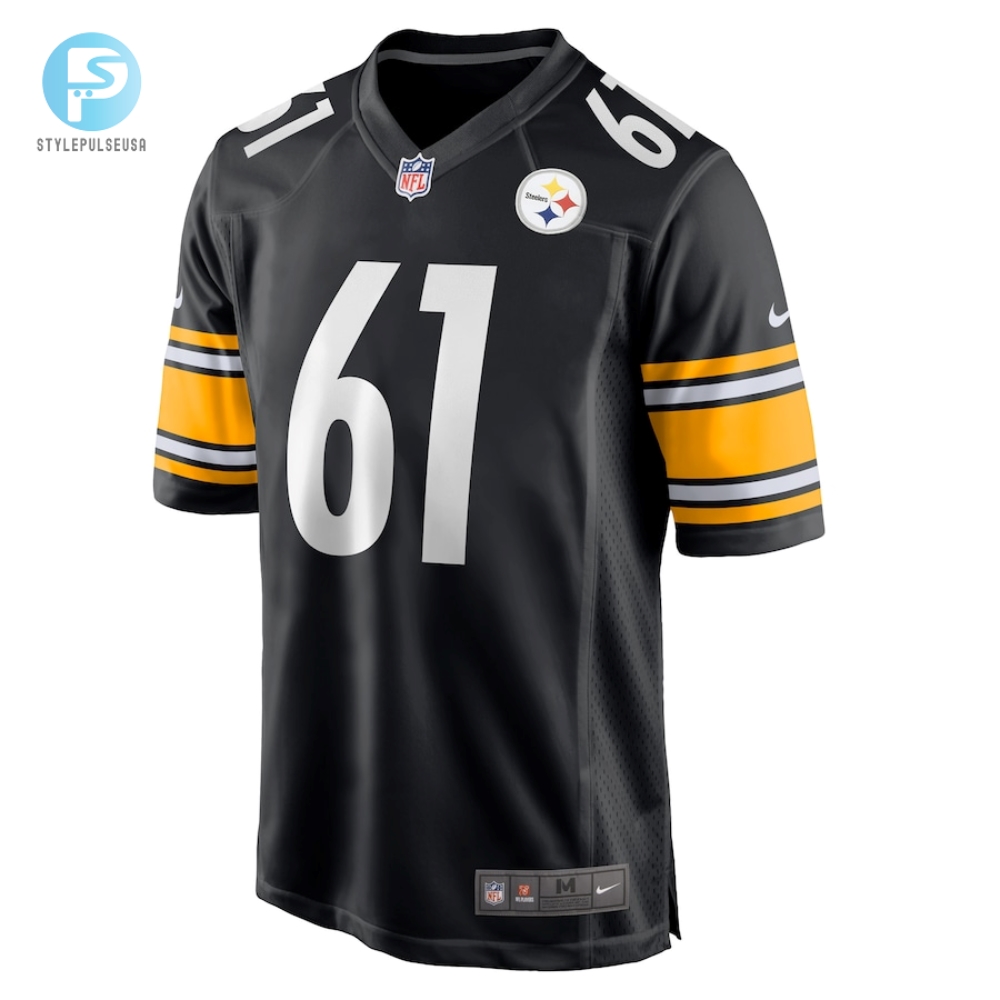 Mens Pittsburgh Steelers Mason Cole Nike Black Game Player Jersey 