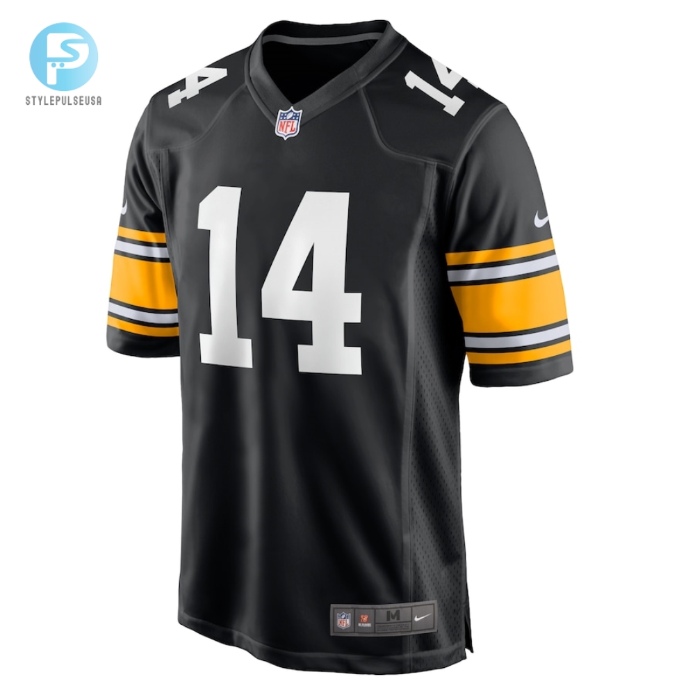 Mens Pittsburgh Steelers George Pickens Nike Black Alternate Game Player Jersey 