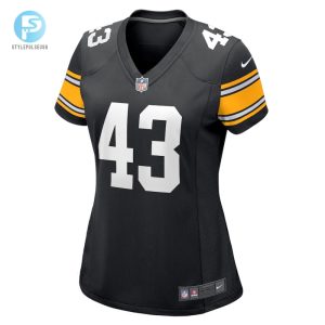 Womens Pittsburgh Steelers Troy Polamalu Nike Black Retired Player Jersey stylepulseusa 1 1