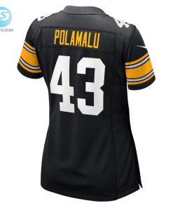Womens Pittsburgh Steelers Troy Polamalu Nike Black Retired Player Jersey stylepulseusa 1 2
