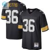 Mens Pittsburgh Steelers Jerome Bettis Mitchell Ness Black Legacy Replica Jersey stylepulseusa 1