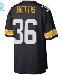 Mens Pittsburgh Steelers Jerome Bettis Mitchell Ness Black Legacy Replica Jersey stylepulseusa 1 2
