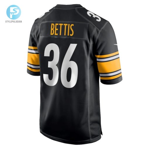 Mens Pittsburgh Steelers Jerome Bettis Nike Black Retired Player Game Jersey stylepulseusa 1 2