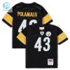 Infant Pittsburgh Steelers Troy Polamalu Mitchell Ness Black 2005 Retired Legacy Jersey stylepulseusa 1