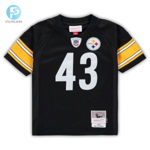 Infant Pittsburgh Steelers Troy Polamalu Mitchell Ness Black 2005 Retired Legacy Jersey stylepulseusa 1 1