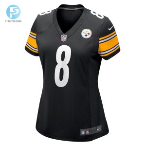 Womens Pittsburgh Steelers Kenny Pickett Nike Black Player Jersey stylepulseusa 1 1