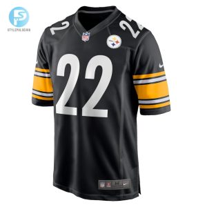 Youth Pittsburgh Steelers Najee Harris Nike Black Game Jersey stylepulseusa 1 4