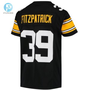 Youth Pittsburgh Steelers Minkah Fitzpatrick Nike Black Game Jersey stylepulseusa 1 2