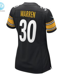 Womens Pittsburgh Steelers Jaylen Warren Nike Black Game Player Jersey stylepulseusa 1 2