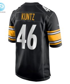 Mens Pittsburgh Steelers Christian Kuntz Nike Black Game Jersey stylepulseusa 1 2