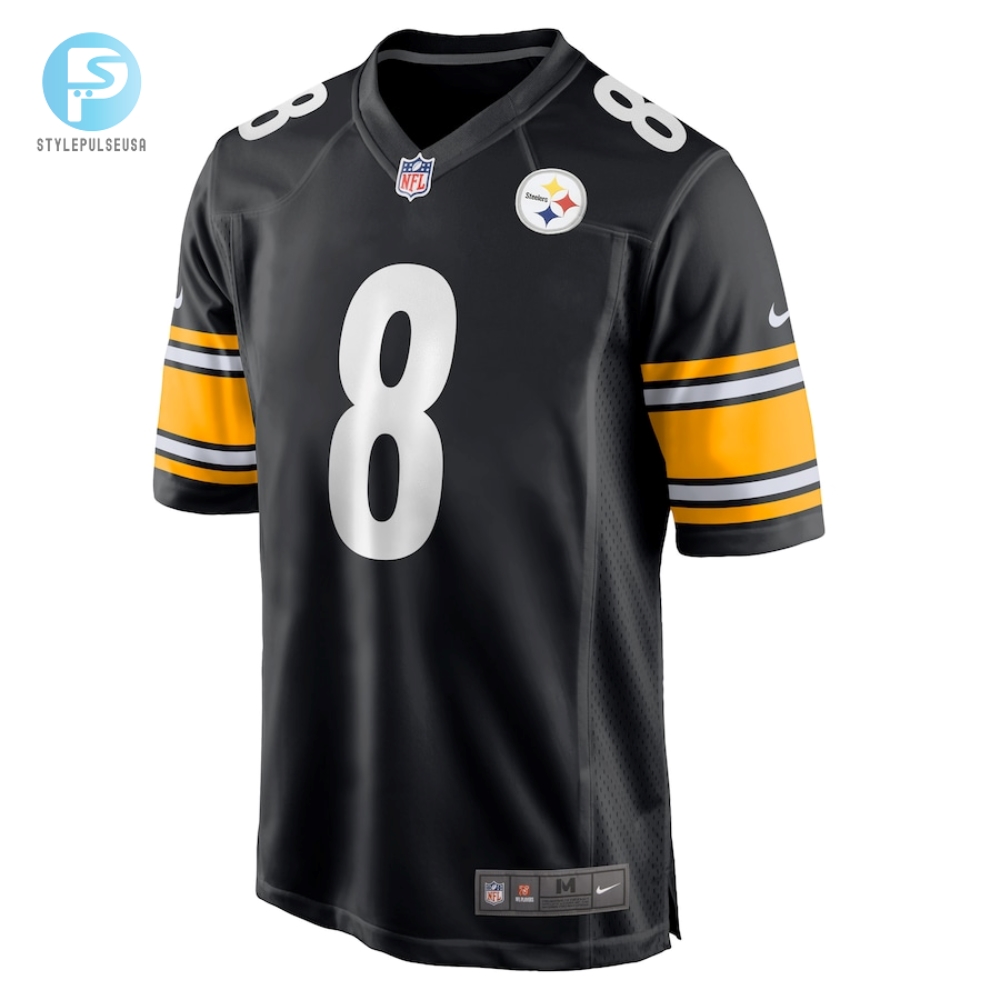 Youth Pittsburgh Steelers Kenny Pickett Nike Black Game Jersey 