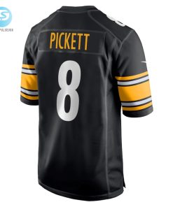 Youth Pittsburgh Steelers Kenny Pickett Nike Black Game Jersey stylepulseusa 1 2