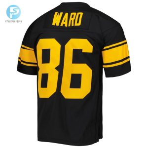 Mens Pittsburgh Steelers Hines Ward Mitchell Ness Black Legacy Replica Jersey stylepulseusa 1 2