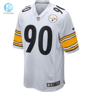 Youth Pittsburgh Steelers T.J. Watt Nike White Game Jersey stylepulseusa 1 1