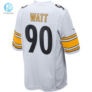 Youth Pittsburgh Steelers T.J. Watt Nike White Game Jersey stylepulseusa 1 2