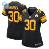 Womens Pittsburgh Steelers Jaylen Warren Nike Black Alternate Game Jersey stylepulseusa 1