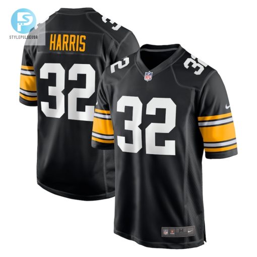 Mens Pittsburgh Steelers Franco Harris Nike Black Alternate Retired Player Jersey stylepulseusa 1