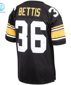 Mens Pittsburgh Steelers 1996 Jerome Bettis Mitchell Ness Black Authentic Throwback Retired Player Jersey stylepulseusa 1 2