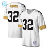 Mens Pittsburgh Steelers Franco Harris Mitchell Ness White Legacy Replica Jersey stylepulseusa 1