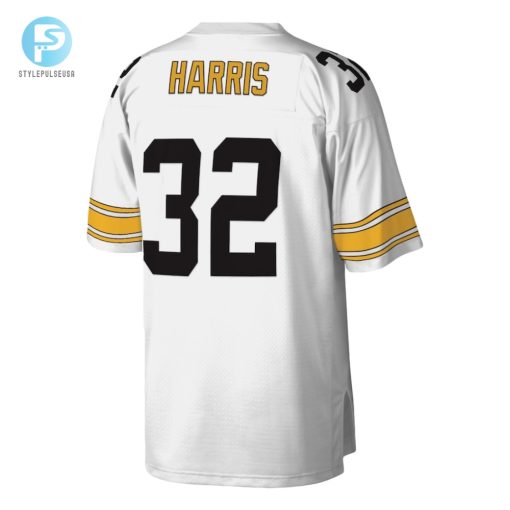 Mens Pittsburgh Steelers Franco Harris Mitchell Ness White Legacy Replica Jersey stylepulseusa 1 2