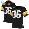 Womens Pittsburgh Steelers Jerome Bettis Mitchell Ness Black 1996 Legacy Replica Jersey stylepulseusa 1