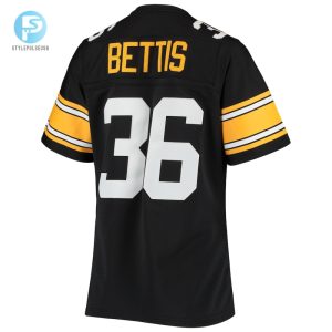 Womens Pittsburgh Steelers Jerome Bettis Mitchell Ness Black 1996 Legacy Replica Jersey stylepulseusa 1 2