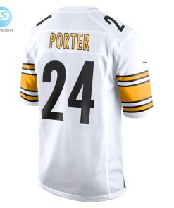 Mens Pittsburgh Steelers Joey Porter Jr. Nike White Away Game Jersey stylepulseusa 1 2