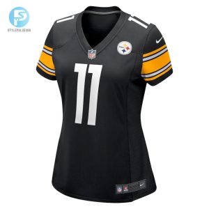 Womens Pittsburgh Steelers Chase Claypool Nike Black Player Game Jersey stylepulseusa 1 1