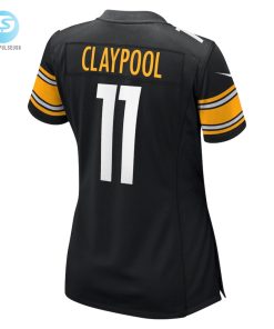 Womens Pittsburgh Steelers Chase Claypool Nike Black Player Game Jersey stylepulseusa 1 2