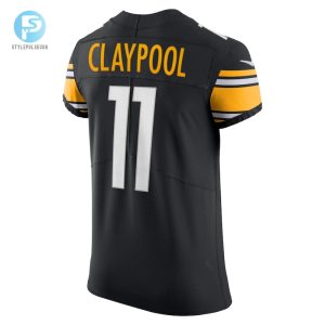 Mens Pittsburgh Steelers Chase Claypool Nike Black Vapor Elite Player Jersey stylepulseusa 1 2