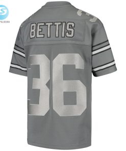 Youth Pittsburgh Steelers Jerome Bettis Mitchell Ness Charcoal 1996 Retired Player Metal Replica Jersey stylepulseusa 1 2