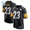 Mens Pittsburgh Steelers Damontae Kazee Nike Black Game Jersey stylepulseusa 1