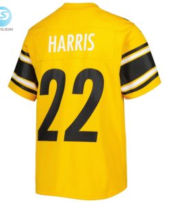 Youth Pittsburgh Steelers Najee Harris Nike Gold Inverted Game Jersey stylepulseusa 1 2