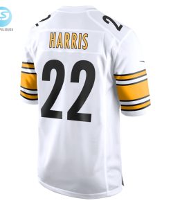 Mens Pittsburgh Steelers Najee Harris Nike White Game Jersey stylepulseusa 1 2