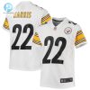 Youth Pittsburgh Steelers Najee Harris Nike White Game Jersey stylepulseusa 1