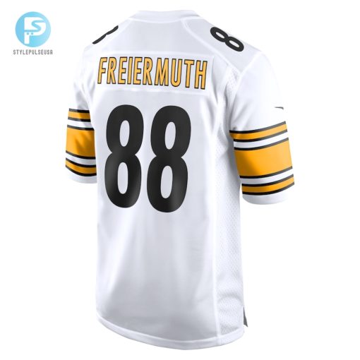 Mens Pittsburgh Steelers Pat Freiermuth Nike White Game Player Jersey stylepulseusa 1 2