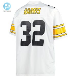 Mens Pittsburgh Steelers Franco Harris Mitchell Ness White Big Tall 1976 Retired Player Replica Jersey stylepulseusa 1 2