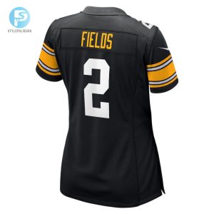 Womens Pittsburgh Steelers Justin Fields Nike Black Alternate Game Jersey stylepulseusa 1 2