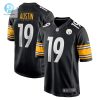 Mens Pittsburgh Steelers Calvin Austin Iii Nike Black Game Player Jersey stylepulseusa 1