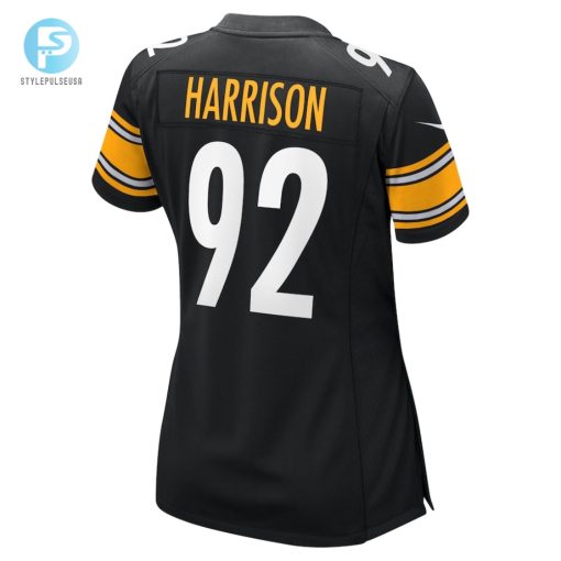 Womens Pittsburgh Steelers James Harrison Nike Black Retired Game Jersey stylepulseusa 1 2