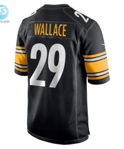 Mens Pittsburgh Steelers Levi Wallace Nike Black Game Player Jersey stylepulseusa 1 2