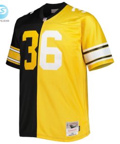 Mens Pittsburgh Steelers Jerome Bettis Mitchell Ness Blackgold Big Tall Split Legacy Retired Player Replica Jersey stylepulseusa 1 1