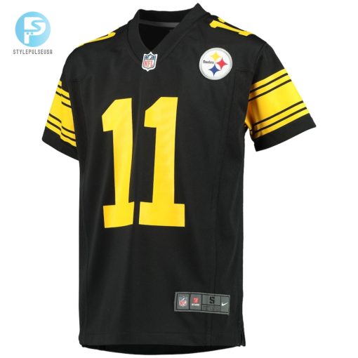 Youth Pittsburgh Steelers Chase Claypool Nike Black Alternate Player Game Jersey stylepulseusa 1 1