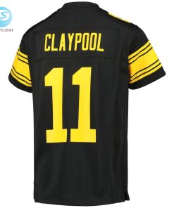Youth Pittsburgh Steelers Chase Claypool Nike Black Alternate Player Game Jersey stylepulseusa 1 2