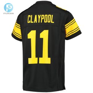 Youth Pittsburgh Steelers Chase Claypool Nike Black Alternate Player Game Jersey stylepulseusa 1 2