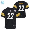 Toddler Pittsburgh Steelers Najee Harris Nike Black Game Jersey stylepulseusa 1